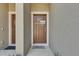 Inviting front door with a 