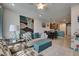 Inviting living space with kitchen and dining area, perfect for modern living at 5312 Sylvester Loop, Tampa, FL 33610