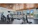 Well-equipped fitness center with modern exercise machines and large windows overlooking the community at 5513 Creek Ridge Rd, Brooksville, FL 34601