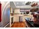 View of the kitchen with stainless steel appliances and ample cabinet space at 8518 Delaware Dr, Weeki Wachee, FL 34607