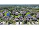 This is an aerial view of the community, showing ponds and mature landscaping at 8906 Iron Oak Ave, Tampa, FL 33647