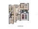 Detailed floor plan featuring bedrooms, kitchen, living spaces, laundry, garage, and Primary suite with walk-in closets at 1014 E 21St Ave, Tampa, FL 33605