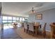 Open-concept living and dining area with water views and stylish decor at 1111 N Bayshore Blvd # F11, Clearwater, FL 33759