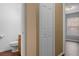 Hallway with closet, doorway and bathroom entrance at 2156 Deltona Blvd, Spring Hill, FL 34606