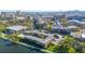 Beautiful aerial view showcasing a large building complex near a waterfront and downtown skyline at 2705 N Boulevard # 2, Tampa, FL 33602