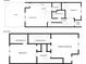 Detailed floor plan showcasing the layout of the first and second floors of the property at 2808 N Florida Ave, Tampa, FL 33602