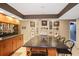 Kitchen area features island seating, ample counter space, and modern finishes at 3416 Fairfield Trl, Clearwater, FL 33761