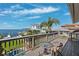 Waterfront deck with outdoor seating; a perfect spot for entertaining or relaxing at 5241 West Shore Dr, New Port Richey, FL 34652