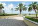 Paver patio with manicured landscaping boasting stunning views of the ocean offering a serene outdoor retreat at 1200 Gulf Blvd # 902, Clearwater Beach, FL 33767