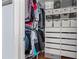 Bright closet with white shelving and organized storage at 12225 Lake Blvd, New Port Richey, FL 34655