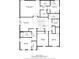 Second floor plan featuring bedrooms, bathrooms, walk-in closets, and laundry room at 12225 Lake Blvd, New Port Richey, FL 34655
