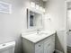 Bright bathroom with updated vanity and fixtures at 2253 Norwegian Dr # 67, Clearwater, FL 33763