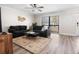 Inviting living room featuring stylish décor, new floors, and lots of natural light at 4346 10Th N Ave, St Petersburg, FL 33713