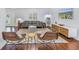 Cozy living room with hardwood floors, comfortable seating, and natural light, creating a relaxing atmosphere at 4514 W Beachway Dr, Tampa, FL 33609