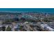 An aerial view showcasing the community, canals, and proximity to the ocean at 7305 Windsor St, Hudson, FL 34667