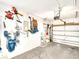 Spacious garage with room for parking and storage solutions at 811 Helmsman Way, Palm Harbor, FL 34685