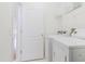 Functional laundry area equipped with washer and dryer for efficient home maintenance at 8329 Moccasin Trail Dr, Riverview, FL 33578