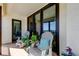 Relax on the spacious balcony with comfortable seating and enjoy stunning views of the ocean at 1460 Gulf Blvd # 506, Clearwater Beach, FL 33767