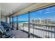 Enjoy relaxing Gulf views from this building's large covered balcony at 1460 Gulf Blvd # 506, Clearwater Beach, FL 33767