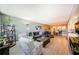 Spacious living room featuring modern furnishings and an open floor plan at 1460 Gulf Blvd # 506, Clearwater Beach, FL 33767