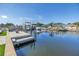 Waterfront view of dock on a sunny day showcasing the waterfront location at 1467 52Nd Ne Ave, St Petersburg, FL 33703