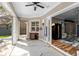 The sunroom is filled with natural light and views of the backyard at 1708 Country Trails Dr, Safety Harbor, FL 34695