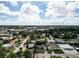 Expansive aerial view showcases a charming neighborhood near lush greenery and commercial areas at 2915 67Th Way N, St Petersburg, FL 33710