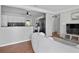 Open-concept living room with a modern kitchen, perfect for entertaining and relaxing at 2915 67Th Way N, St Petersburg, FL 33710