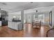 Open living space with kitchen, dining area and living room with lots of natural light at 2915 67Th Way N, St Petersburg, FL 33710