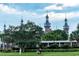 View of historic campus with distinctive turrets and lush green landscape, creating an inspiring atmosphere at 3301 Bayshore Blvd # 2007B, Tampa, FL 33629