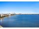 Stunning waterfront view overlooking the city skyline and sparkling bay waters on a clear sunny day at 3301 Bayshore Blvd # 2007B, Tampa, FL 33629