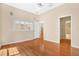 Bright bedroom featuring hardwood floors and natural light at 407 S West Shore Blvd, Tampa, FL 33609