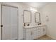 Bathroom with double vanity at 6339 S Lansdale Cir, Tampa, FL 33616