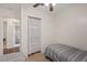 Bedroom with closet and neutral decor at 6339 S Lansdale Cir, Tampa, FL 33616