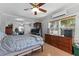 Bright bedroom with ample closet space and natural light from a large window at 681 Jasmine S Way, St Petersburg, FL 33705