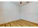 Bedroom featuring hardwood floors, a ceiling fan, and neutral-colored walls at 869 Vino Verde Cir, Brandon, FL 33511