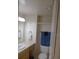 Modern bathroom with a vanity, toilet and towel rack at 880 Mandalay Ave # C412, Clearwater Beach, FL 33767