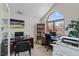 Inviting home office features two workspaces, abundant natural light, and ample storage at 10265 Gandy N Blvd # 1203, St Petersburg, FL 33702
