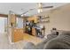 Efficient kitchen design equipped with essential appliances and ample storage, adjoining the living area for convenience at 10265 Gandy N Blvd # 1203, St Petersburg, FL 33702