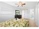 Bright bedroom with walk-in closet and ensuite bathroom at 1355 Jeffords St, Clearwater, FL 33756