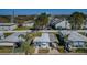 Aerial view of the property, showing the home's location and surrounding neighborhood at 159 Melody Ln, Tarpon Springs, FL 34689