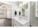 Bathroom showcasing a vanity with view into attached room at 17978 Villa Creek Dr, Tampa, FL 33647