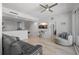 Spacious living room area with modern furniture and an open layout at 226 5Th N Ave # 901, St Petersburg, FL 33701