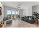 Bright living room featuring large windows offering scenic outdoor views at 226 5Th N Ave # 901, St Petersburg, FL 33701