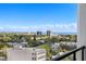 Stunning view from the balcony showing the city and ocean in the distance at 226 5Th N Ave # 901, St Petersburg, FL 33701