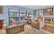 Inviting living room area with access to the Florida Room at 25 Windrush Bay Dr # 25, Tarpon Springs, FL 34689