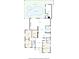 Detailed floor plan showcasing the layout, including a screened porch, swimming pool, and multiple bedrooms at 3112 S Julia Cir, Tampa, FL 33629