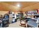 Well-organized storage room with shelves, containers, and ample space for storing belongings at 31999 Surfton Knot Ct, San Antonio, FL 33576