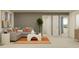 Cozy living room with neutral tones, comfortable seating, and stylish decor at 36027 Joseph Blake St, Zephyrhills, FL 33541