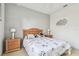Cozy bedroom featuring modern decor and comfortable furnishings at 4410 Sawgrass Dr, Palm Harbor, FL 34685